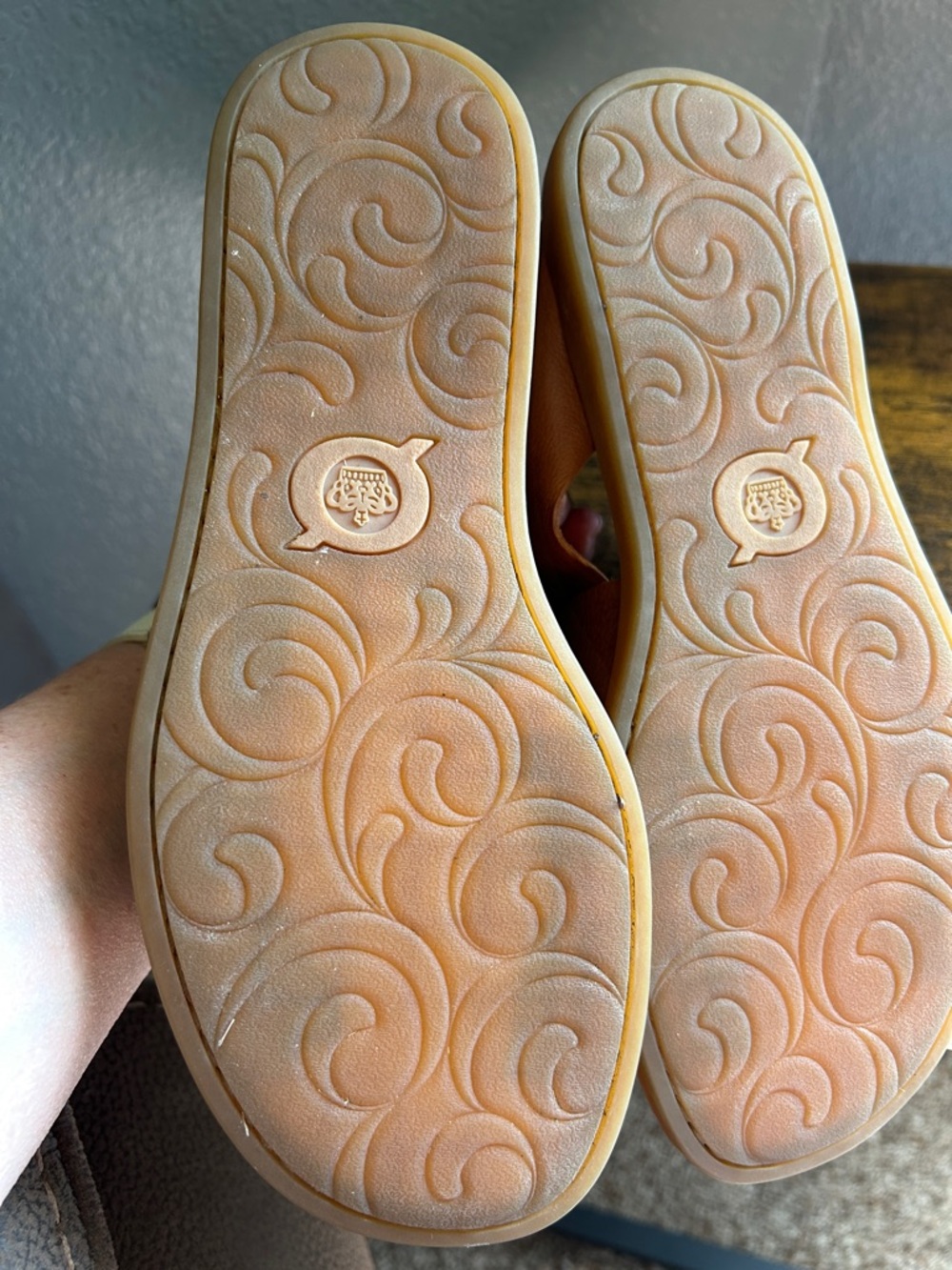 Born Women’s Brown Leather Open-Toe Sandals size 7 - Picture 6 of 7